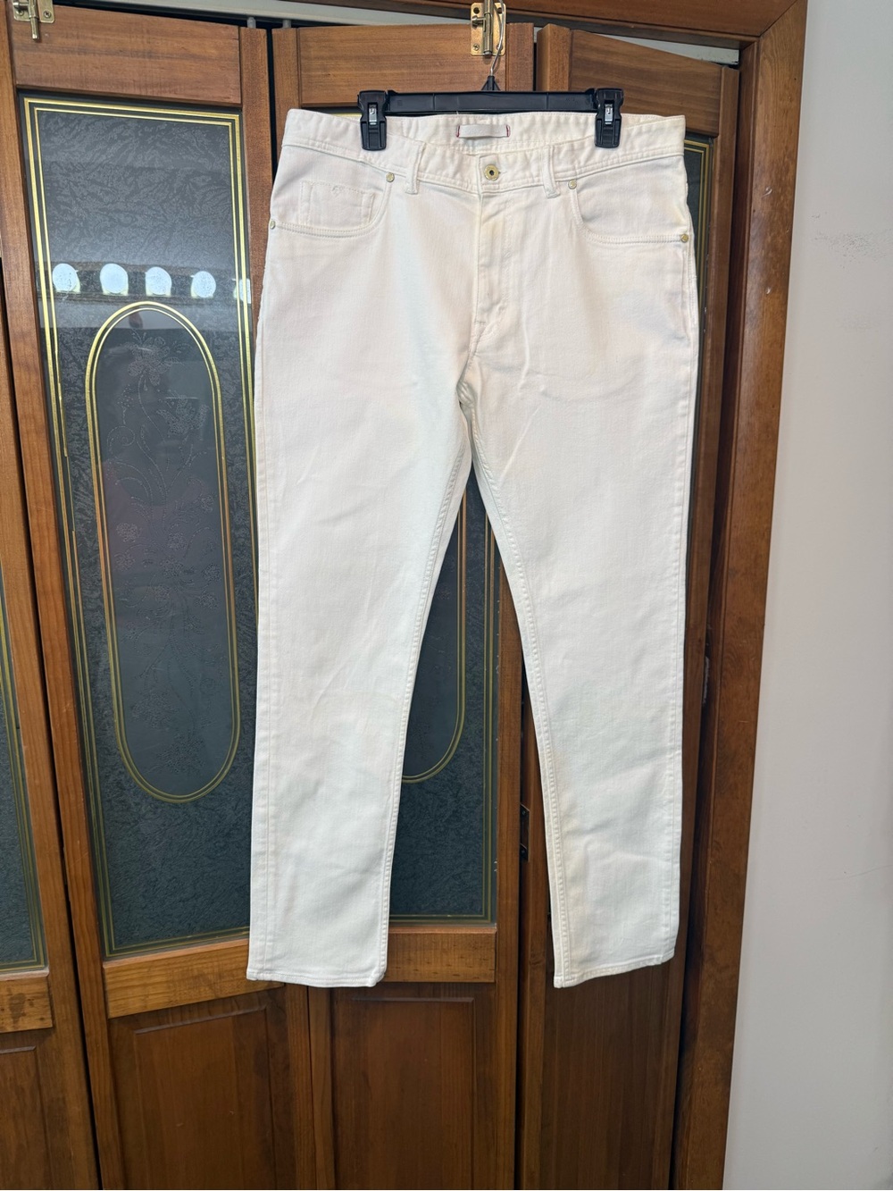 ROBERT GRAHAM Men's White Jeans, LIKE NEW